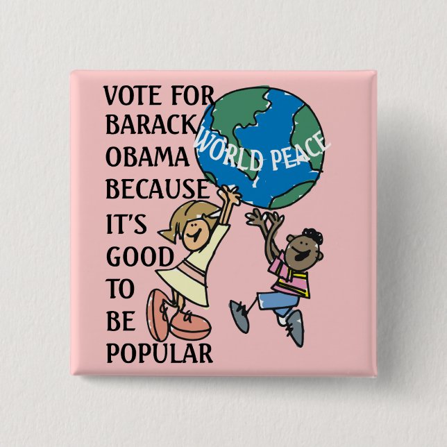 WORLD PEACE BUTTON (Front)