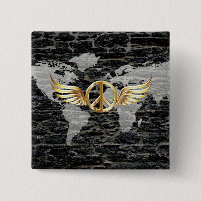 World peace button (Front)
