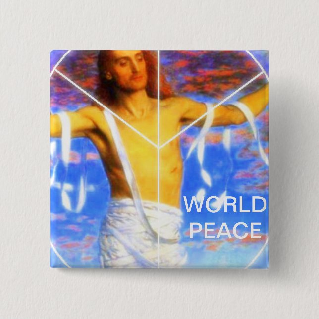 WORLD PEACE BUTTON (Front)