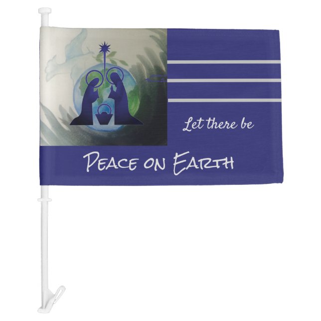 World Peace Car Flag (Front)