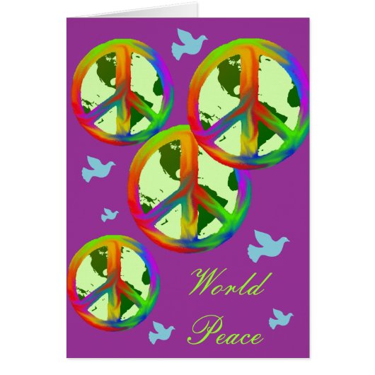 World Peace Cards (Front)