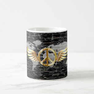 World peace coffee mug