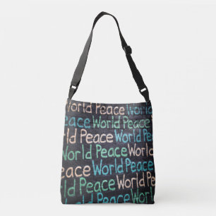 World Peace Colorful Love Peaceful Crossbody Bag