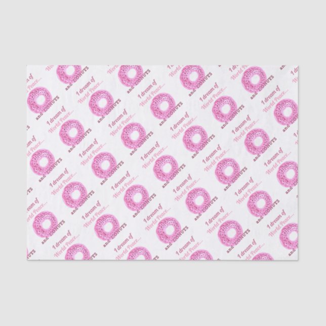 World Peace & Donuts Tissue Paper (Front)