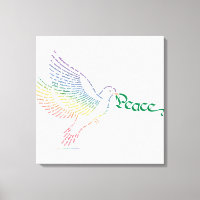World Peace Dove Canvas Print