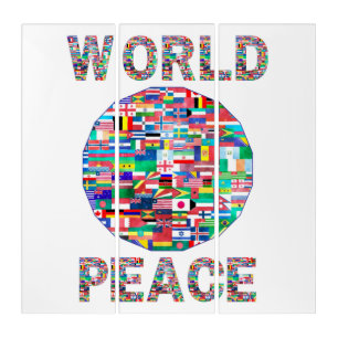 World Peace Flag II Collection Wall Art
