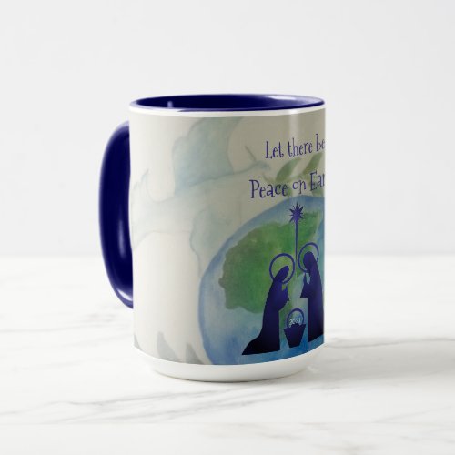 World Peace Flat Mug