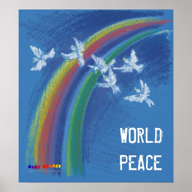 World Peace | Flying Pigeons Poster (Front)