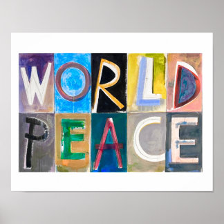WORLD PEACE FOR MINDY POSTER