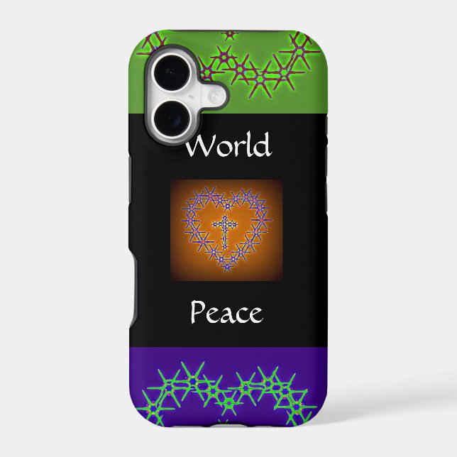WORLD PEACE IPHONE CASE (Back)