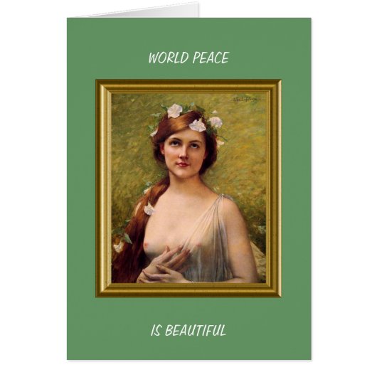 WORLD PEACE IS BEAUTIFUL CARDS (Front)