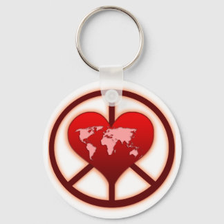 World Peace Keychain