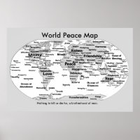 World Peace Map - Nothing to Die For