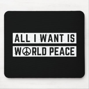 World Peace Mouse Pad