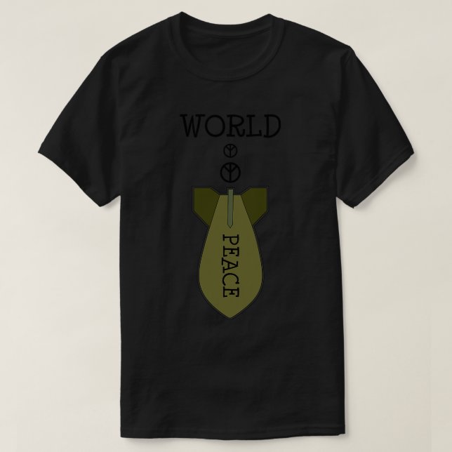 World Peace No War T-Shirt (Design Front)