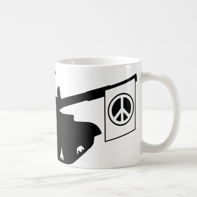 World Peace! Not War Coffee Mug (Right)