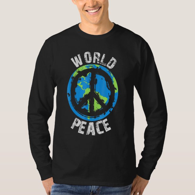 World Peace On Earth Love and Kindness T-Shirt (Front)