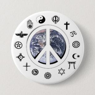 World Peace - Peace on Earth Button