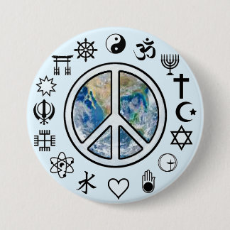 World Peace - Peace on Earth Button