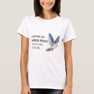 World Peace Pigeon T-Shirt – Funny & Thoughtful Gr