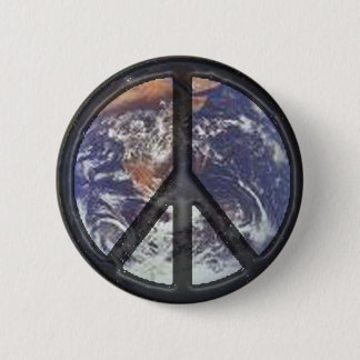 world peace pinback button