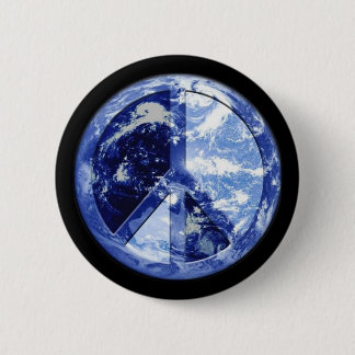 world peace pinback button