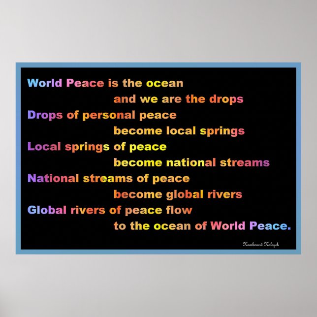 World Peace Poster (Front)