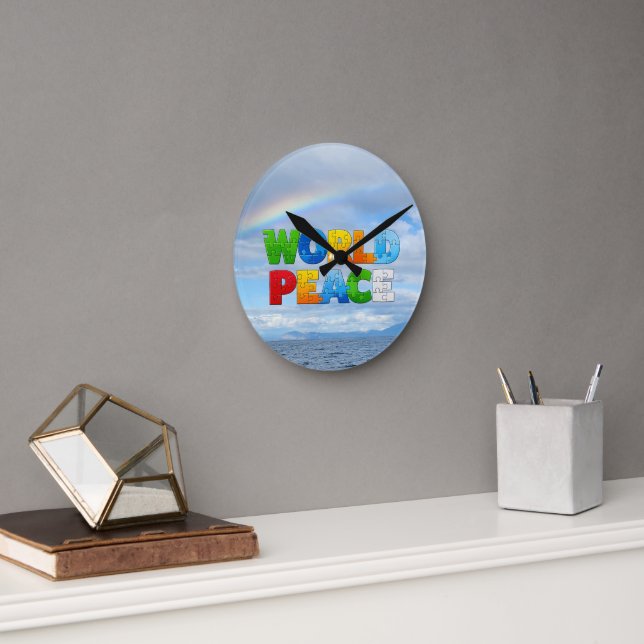 World Peace Round Clock (Office)