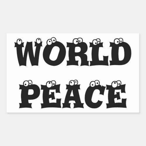 WORLD PEACE Sticker