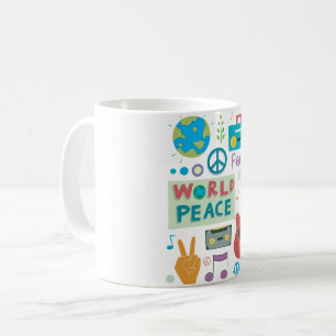 World Peace Symbols Mug