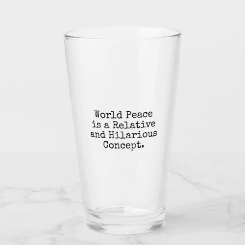 World Peace the Glass