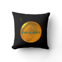 World Peace Throw Pillow