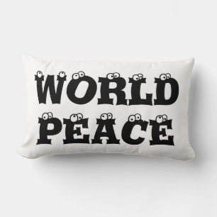 WORLD PEACE Throw Pillow
