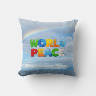 World Peace Throw Pillow