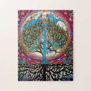 World Peace Tree of Life Jigsaw Puzzle