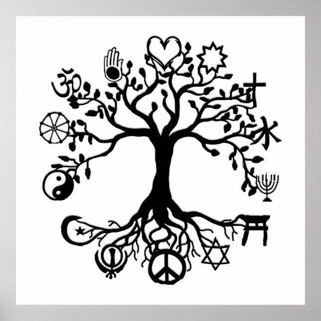 World Peace Tree Poster (Front)