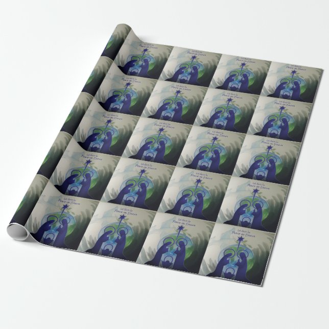 World Peace Wrapping Paper (Unrolled)
