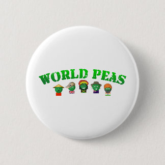 World Peas Pinback Button