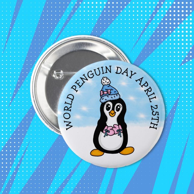 World Penguin Day April 25th Holiday   Button (Creator Uploaded)