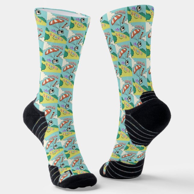 World Photography Day Socks (Angled)
