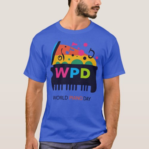World Piano Day March T_Shirt