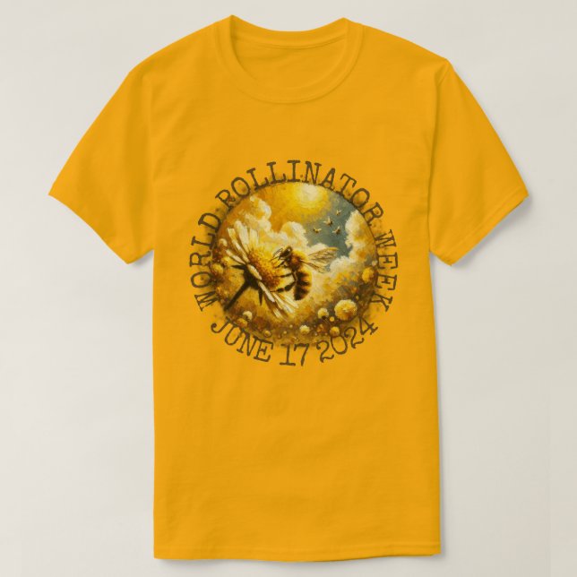 World Pollinator Week T-Shirt (Design Front)