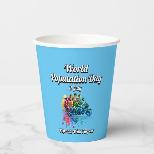 World Population Day 11 July  Paper Cups
