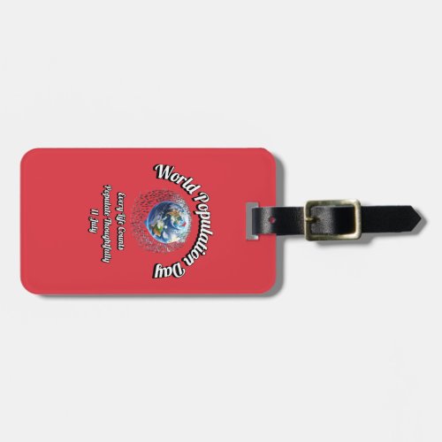 World Population Day Every Life Counts Luggage Tag