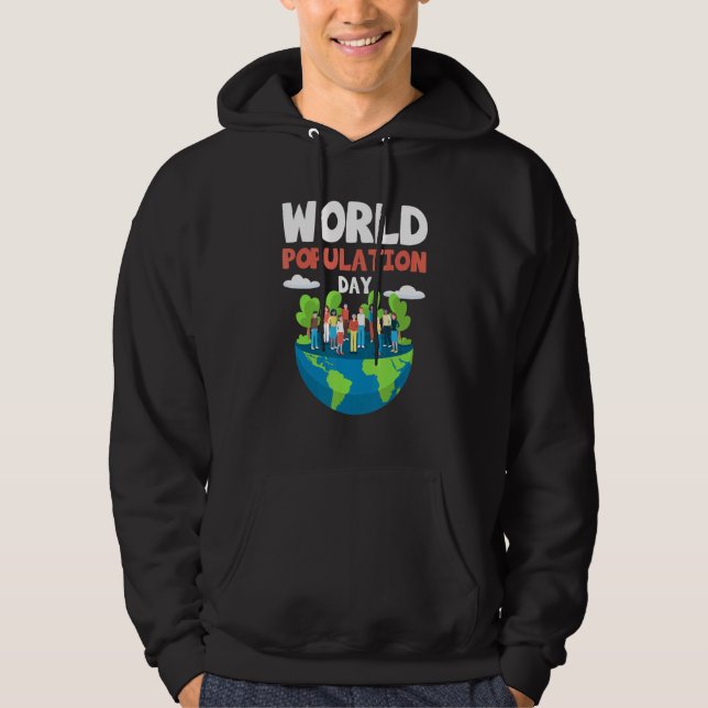 World Population Day United Nations Hoodie (Front)