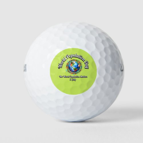 World Population Day World Population Matters Golf Balls