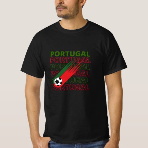 World Portugal Soccer Cool Men  T_Shirt