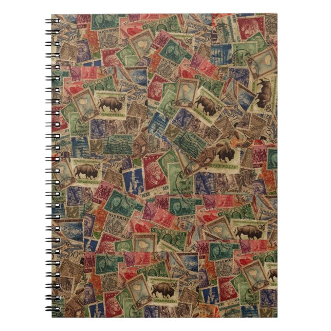 World Postage Stamps Collection Notebook (Front)