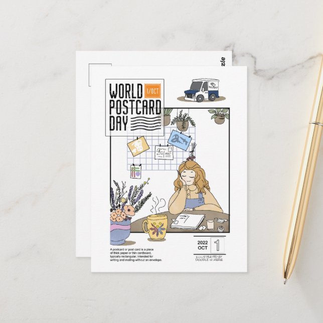 World Postcard Day 2022 (Front/Back In Situ)