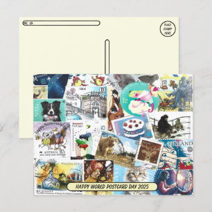 World Postcard Day - Misc Postage Stamps Postcard
